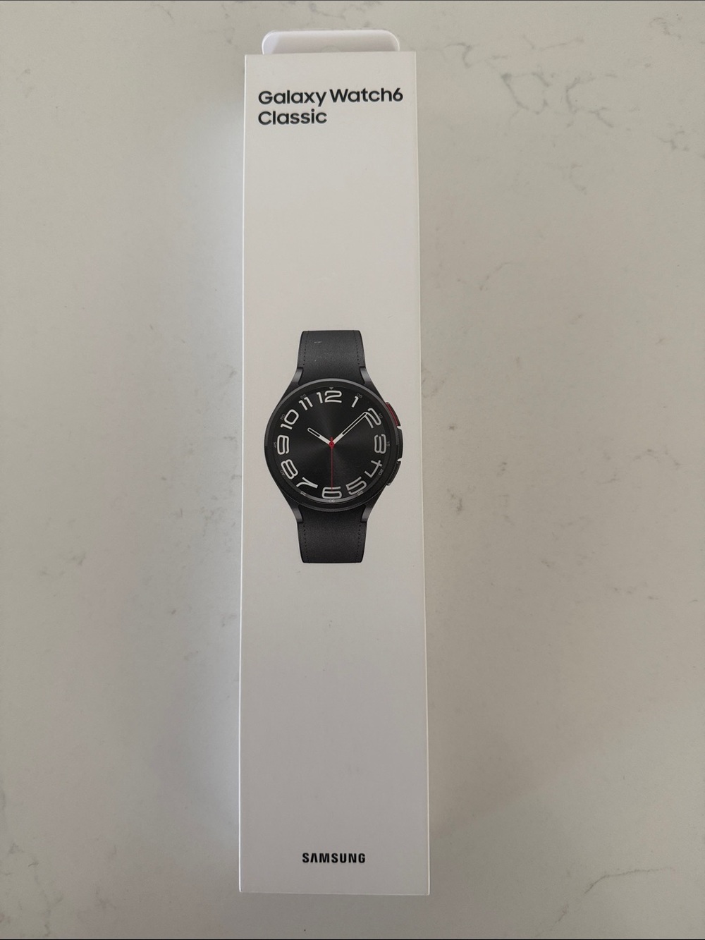 UNOPENED Samsung Galaxy Watch6 Classic - Black with Red Accent